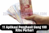 11 Aplikasi Penghasil Uang 100 Ribu Perhari